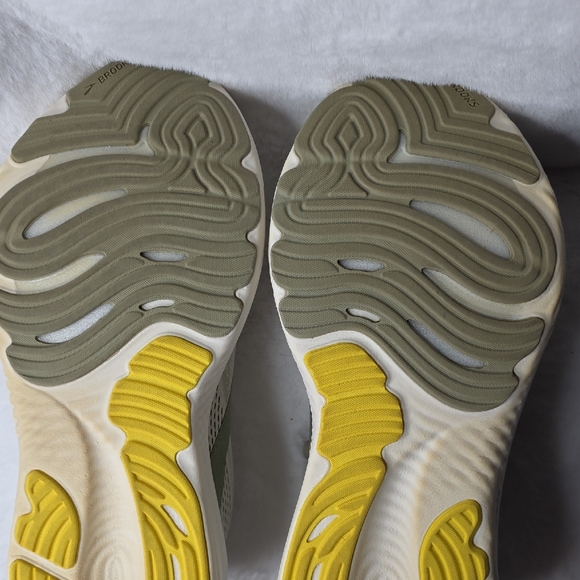 Brooks Men's Glycerin 22 - Coconut / Tea / Blazing Yellow - Picture 9 of 15